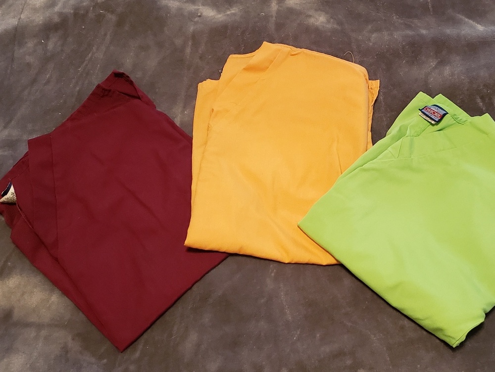 3 Fall Cherokee Scrub Tops